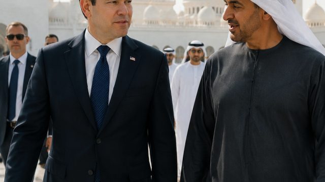Rubio's Visit to UAE: Addressi