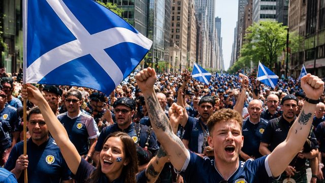 Tartan Army Takes Over US Citi