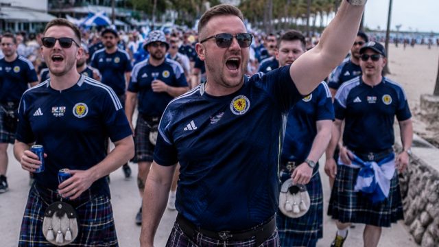 Scotland's Tartan Army Takes O
